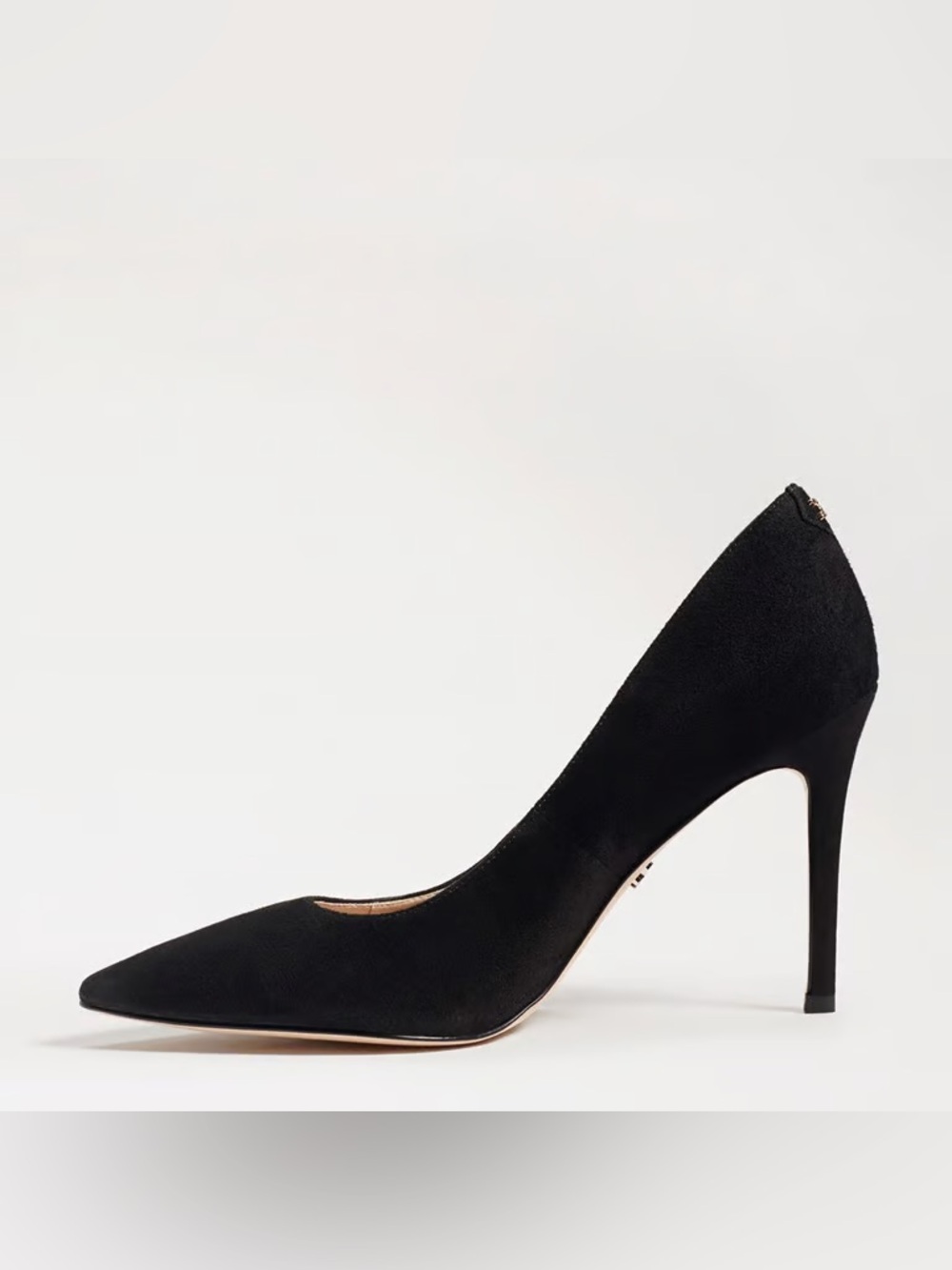 Sam Edelman - DANNA POINTED TOE HEEL in black suede, size 6 M - Picture 12 of 14